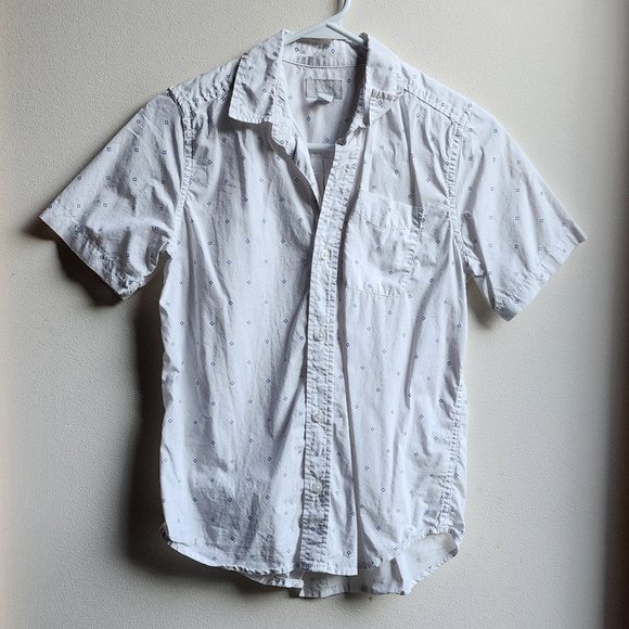 Children's Place White Button Down Shirt Size 10/12 - Picture 1 of 12